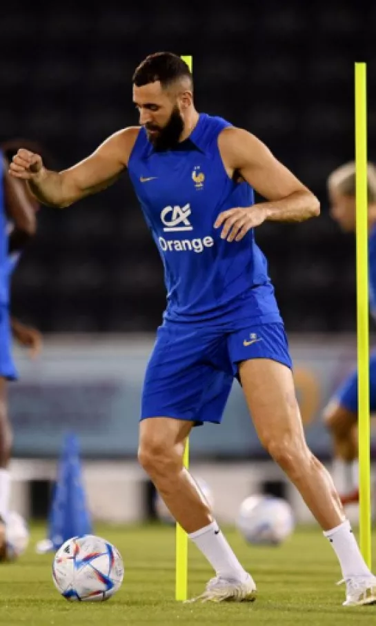 Karim Benzema se lesiona a días del debut de Francia en Catar 2022