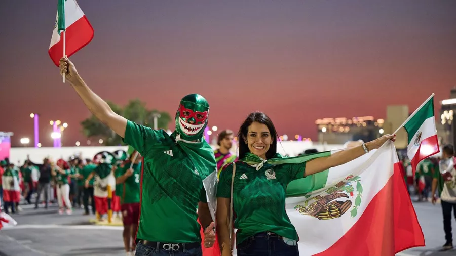 Los personajes y el colorido mexicano invadieron Doha