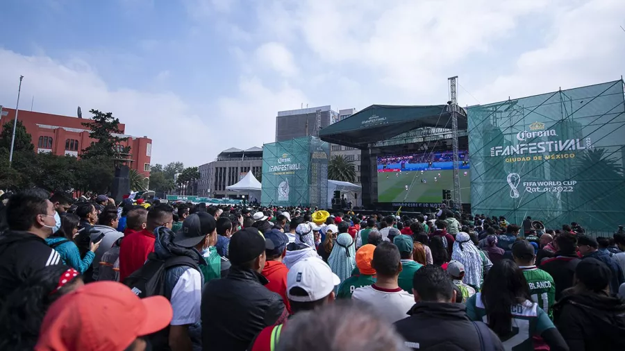 Un pedazo de Catar se trasladó al Fan Fest en México