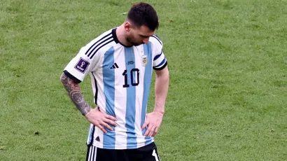 Argentina se vio sorprendido después de dominar el primer tiempo y de adelantarse con un penal de Lionel Messi (10').
