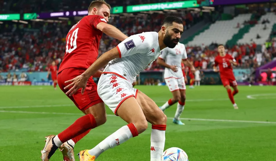Las postales que dejó el 0-0 entre Dinamarca y Túnez