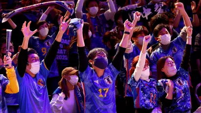 Los japoneses celebraron el triunfo de sus 'Súper campeones'