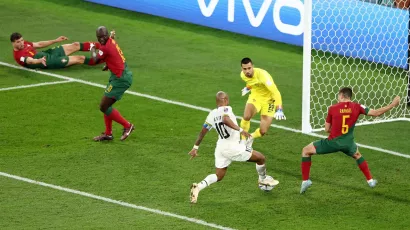 Se dieron con todo, Portugal venció a Ghana y comenzó Catar 2022 con tres puntos