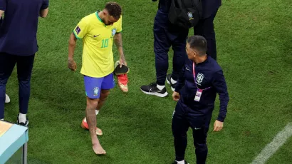 Brasil perdería a Neymar lo que resta de la fase de grupos en Catar 2022