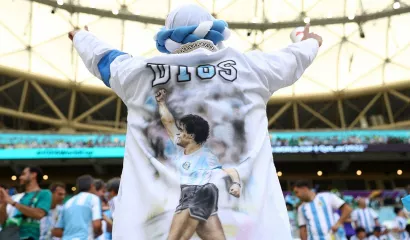Diego Maradona, el jugador 12 de Argentina ante México