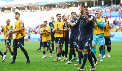 Australia vuelve a celebrar una victoria en Copa del Mundo