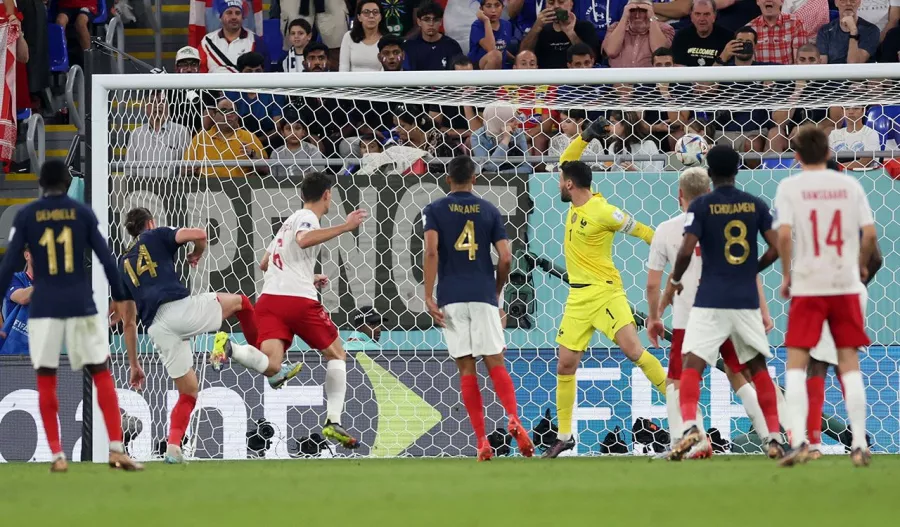 En un suspiro, Dinamarca le empató el partido a Francia
