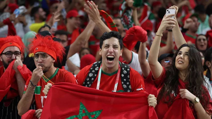 Marruecos festejó el triunfo con plegarias y canciones
