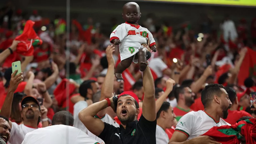 Marruecos festejó el triunfo con plegarias y canciones