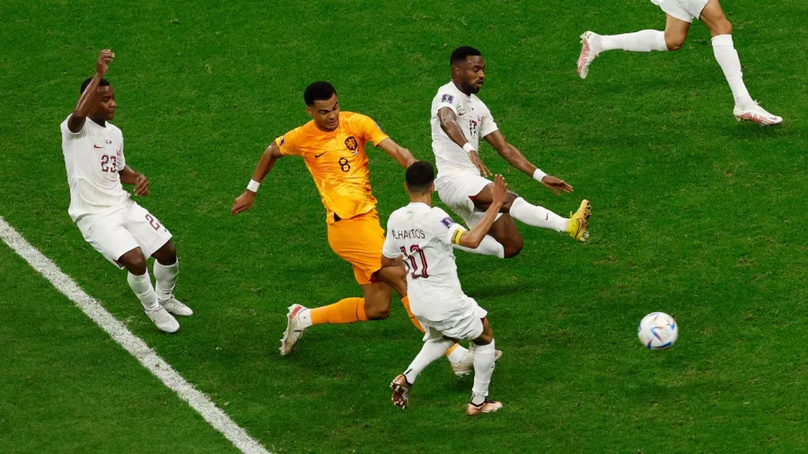 Cody Gakpo deja huella en la historia de Holanda en la Copa del Mundo