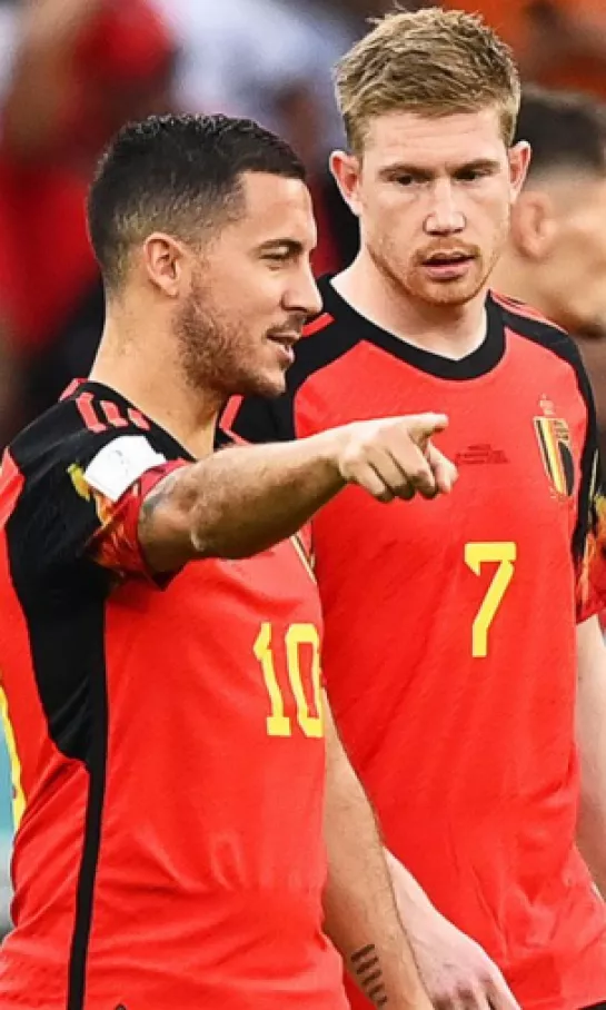 Thibaut Courtois y Eden Hazard niegan problemas en el vestuario de Bélgica