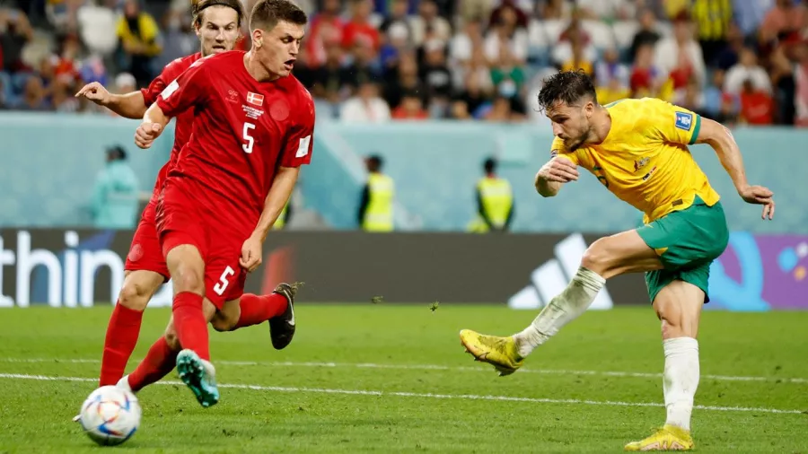 Un gol de Mathew Leckie lleva a Australia a los octavos de final en Catar 2022