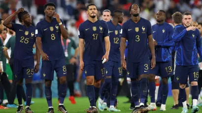 La Selección Francesa no esconde su decepción tras la derrota