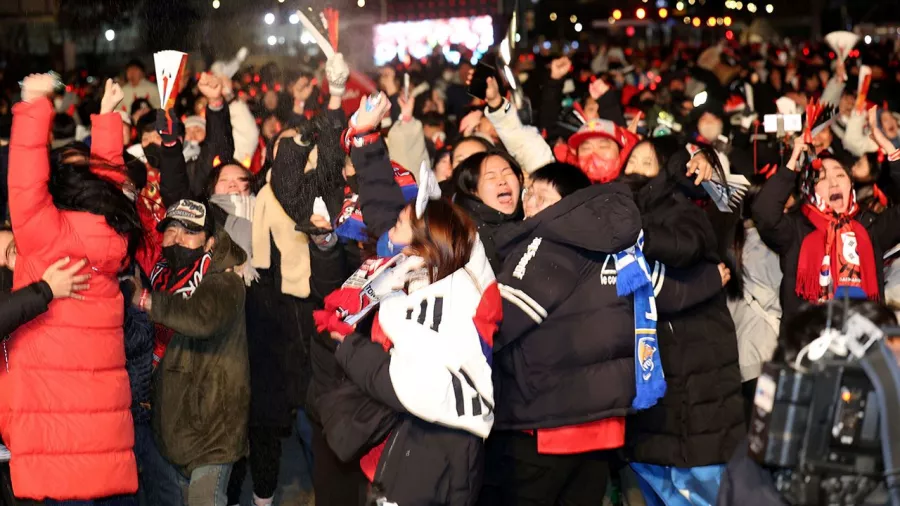 Las calles de Seúl celebraron la hazaña coreana