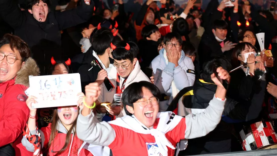 Las calles de Seúl celebraron la hazaña coreana