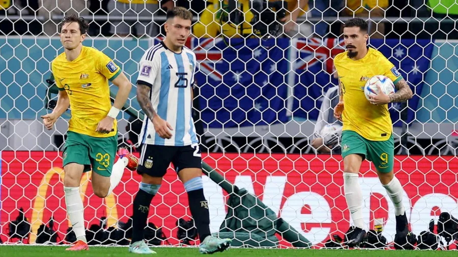 Pintaba para goleada de Argentina, pero Australia regresó al partido con este gol