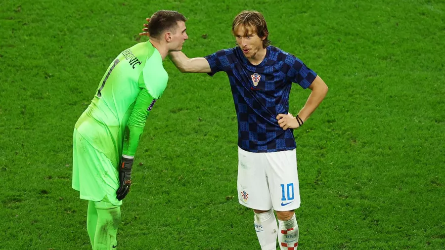 Luka Modric y el gran festejo de Croacia