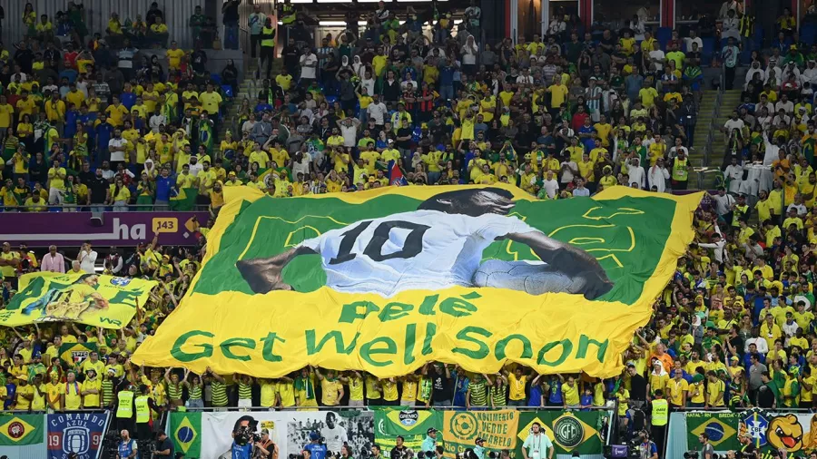 Los buenos deseos para Pelé no se detienen en Catar