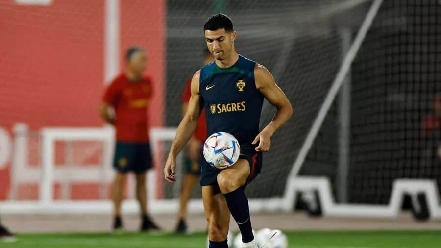 Terminó la polémica y Cristiano Ronaldo entrenó a plenitud con Portugal