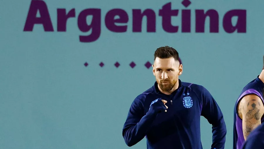 El último entrenamiento de Argentina antes de Croacia