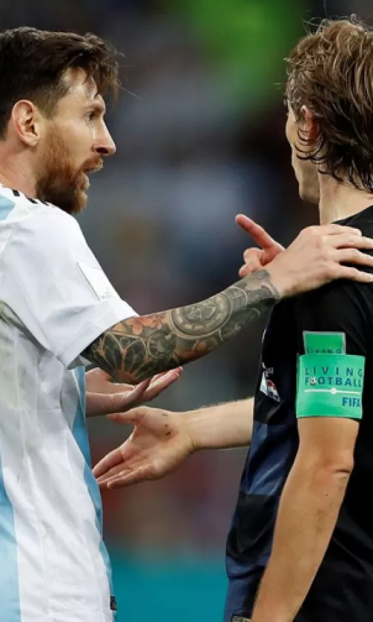 Leo Messi nunca le ha podido ganar a Luka Modric con Argentina