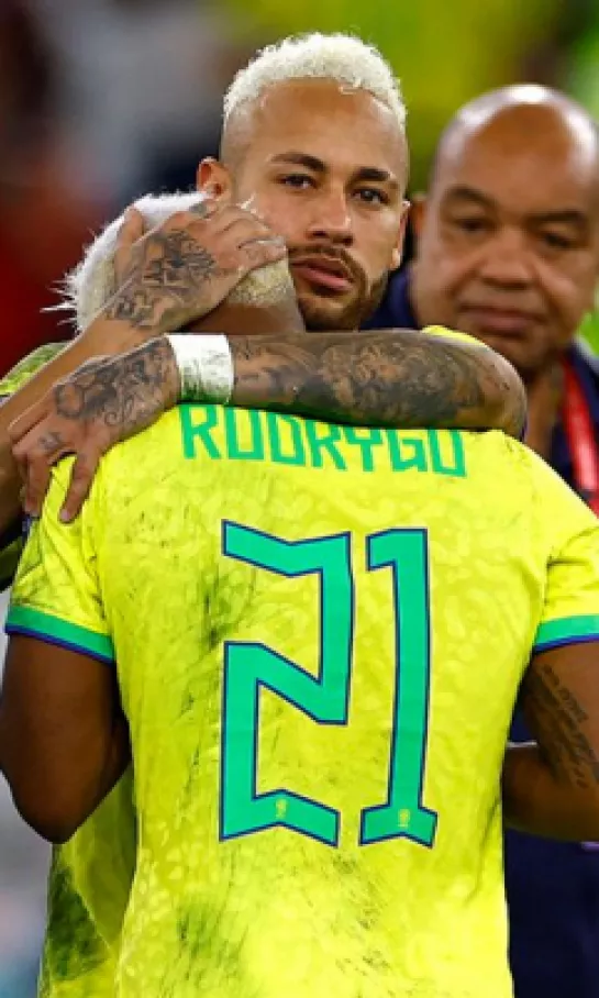 El mensaje de Neymar para Rodrygo tras fallar el penal