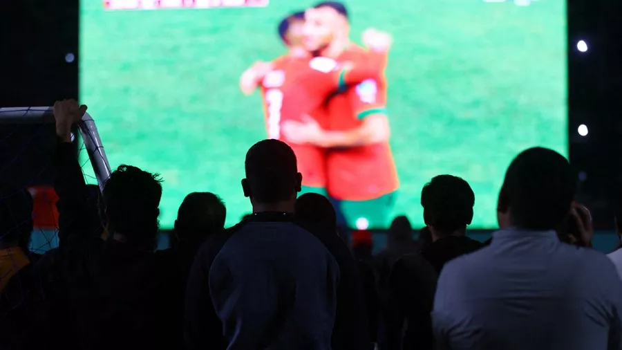 La fiesta se transformó en lágrimas entre la afición marroquí
