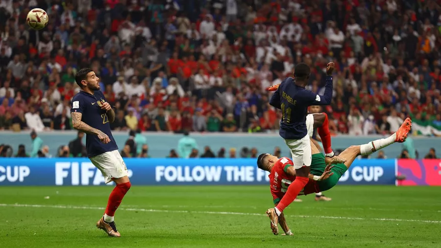 Marruecos estuvo cerca de marcar el gol del Mundial