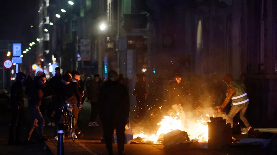 La derrota de Marruecos provocó disturbios en Bruselas