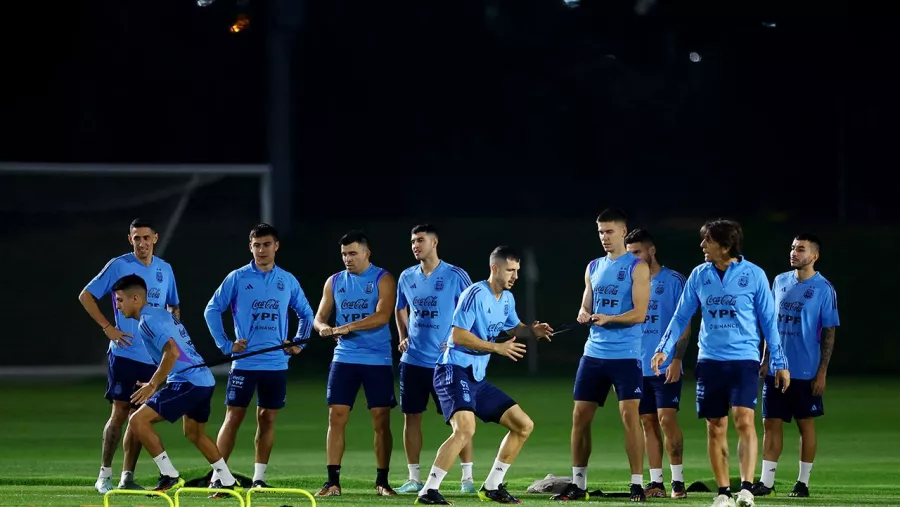 El primer entrenamiento de Argentina sabiendo que Francia es su próximo rival