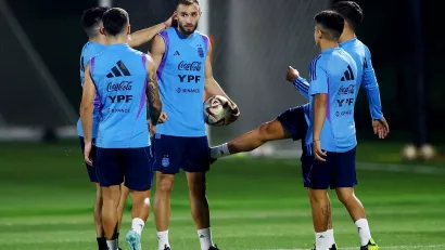 El primer entrenamiento de Argentina sabiendo que Francia es su próximo rival