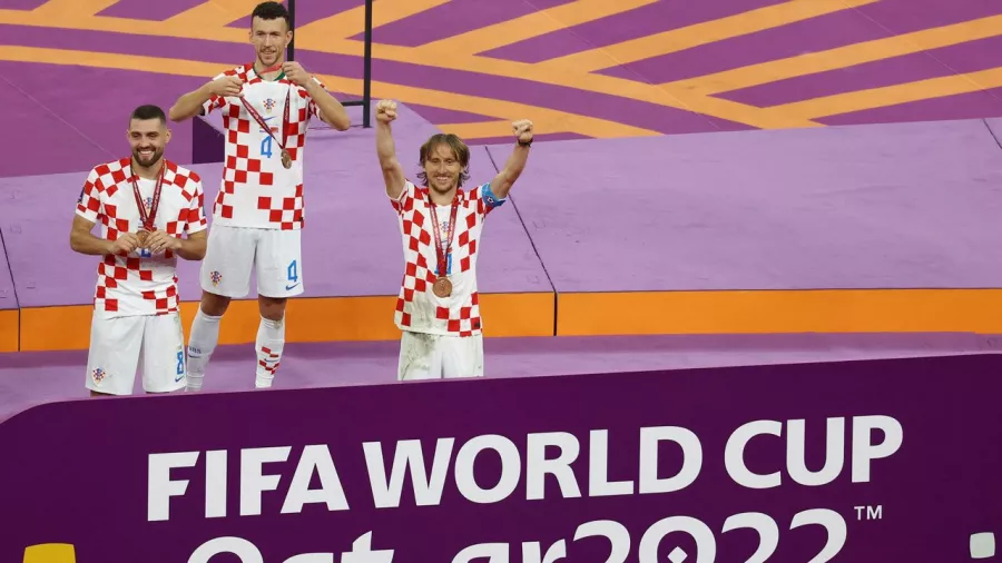 Luka Modric terminó su participación en Catar 2022 con una sonrisa y medalla