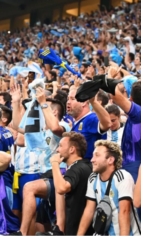Argentina jugará como “en casa” la final de Catar 2022 ante Francia