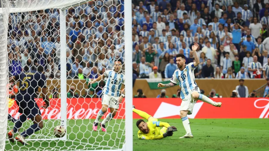 Goleador histórico de la Selección Argentina en la Copa del Mundo: 13 tantos 
