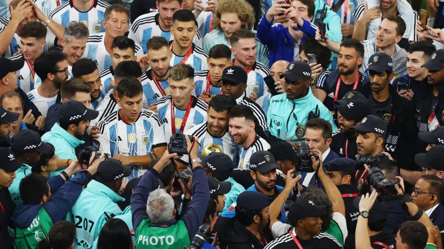 Sergio ‘Kun’ Agüero levantó la Copa del Mundo como uno más de la Selección Argentina