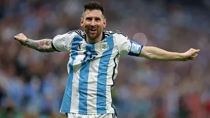 Lionel Messi anotó su segundo gol y el 3-2 para Argentina en tiempo extra (108'), pero nuevamente Argentina fue empatado.