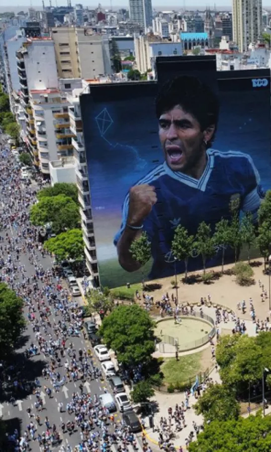 Leo Messi dedica la Copa del Mundo a Diego Maradona