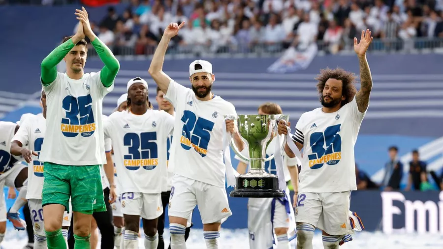 La Liga se pintó de blanco con el título liguero número 35 de Real Madrid