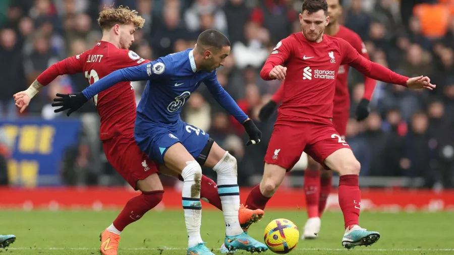 Liverpool y Chelsea empatan en el debut de Mykhailo Mudryk en la Premier League