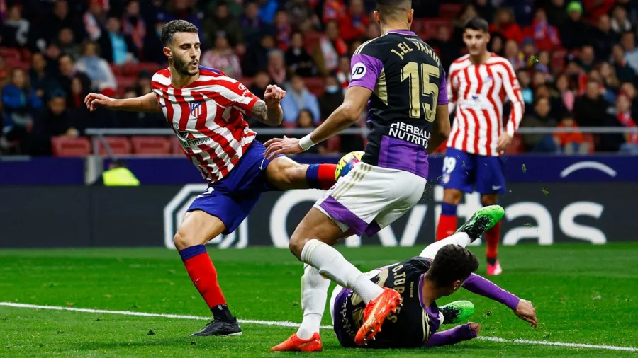 Atlético de Madrid goleó a Valladolid y dio señales de vida en La Liga