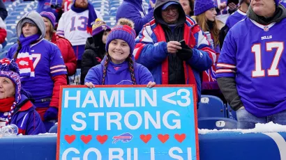 Damar Hamlin sufrió en vivo la derrota de los Bills