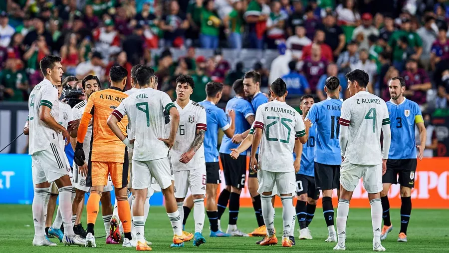 Partido amistoso México vs. Uruguay (0-3) junio 2022