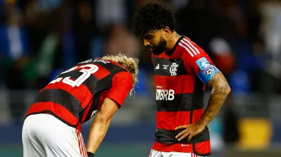 El doblete de Pedro (20' y 90'+1) no fue suficiente para evitar la sorpresa para el Flamengo, que desde 45' jugó con uno menos por la expulsión de Gastón Silva.