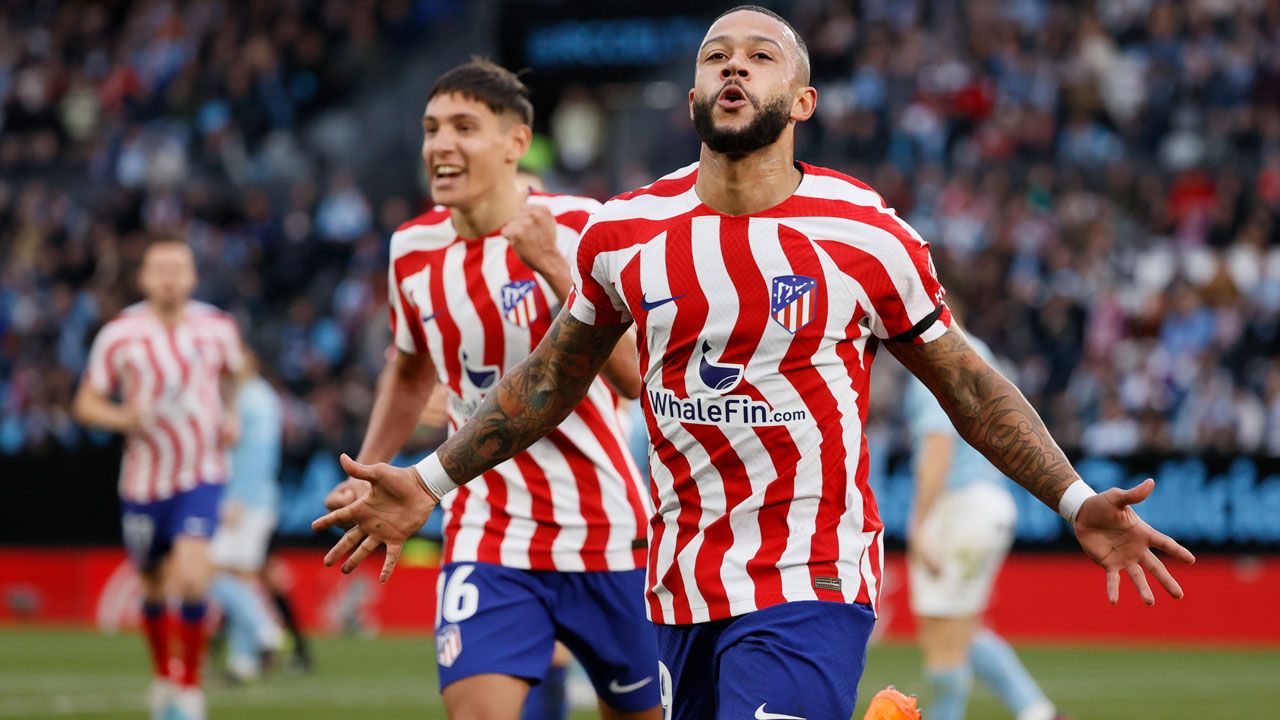 Memphis Depay Anotó Su Primer Gol Y Le Dio El Triunfo A Atlético De Madrid