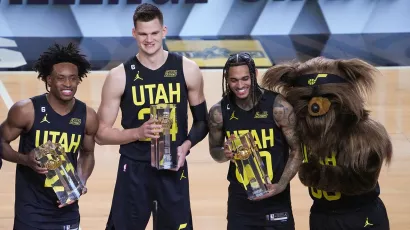 Los anfitriones de Utah Jazz se llevaron el concurso de habilidades