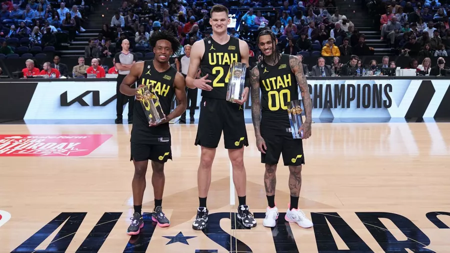Los anfitriones de Utah Jazz se llevaron el concurso de habilidades