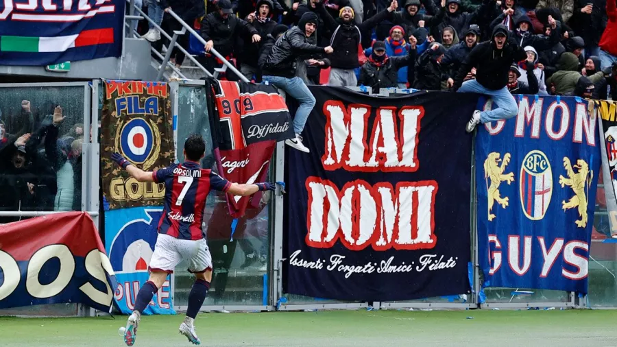 Bologna derrotó a Inter y lo dejó fuera de la pelea por la Serie A