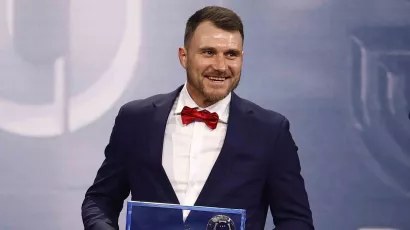 Premio Puskás: Marcin Oleksy, Warta Poznan, campeonato polaco para amputados.