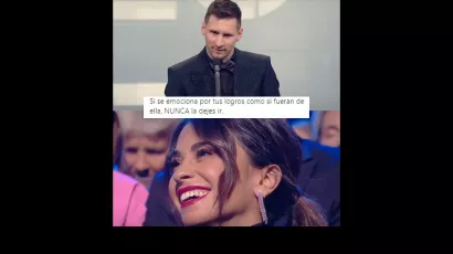 Los memes traen la diversión del premio The Best de Lionel Messi