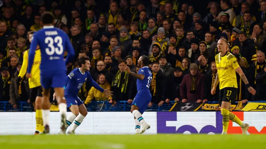 Raheem Sterling y Kai Havertz fueron los héroes de Chelsea ante Borussia Dortmund